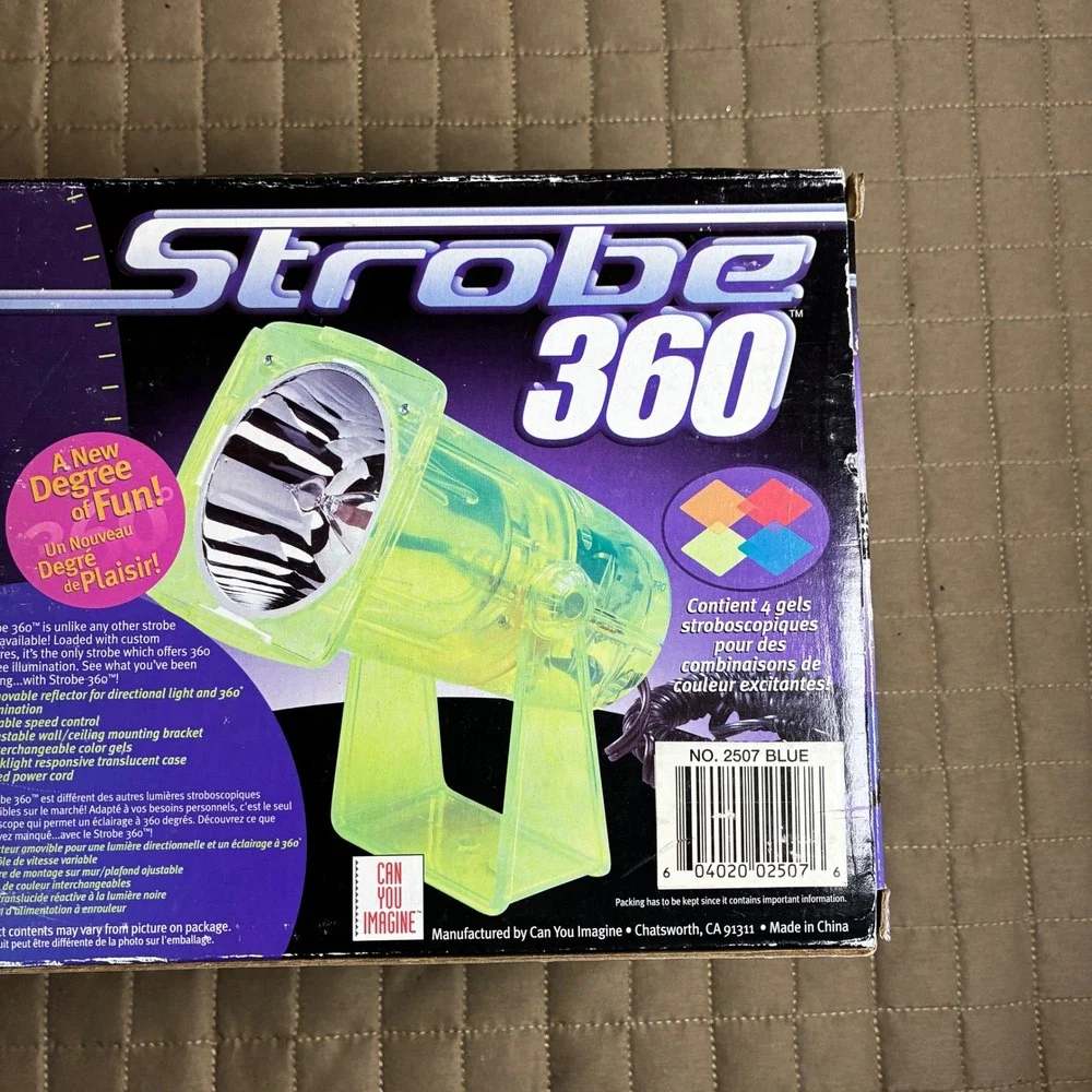 Can‎ You Imagine Strobe 360 Dual Function Strobe Light Blue Case Color Gels 2507